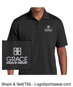 [Men] Grace Short Sleeve Polo Shirt in Black Design Zoom